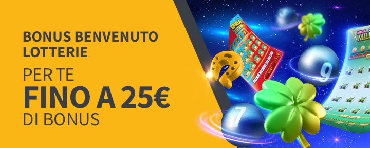 Bonus Benvenuto Lotterie
